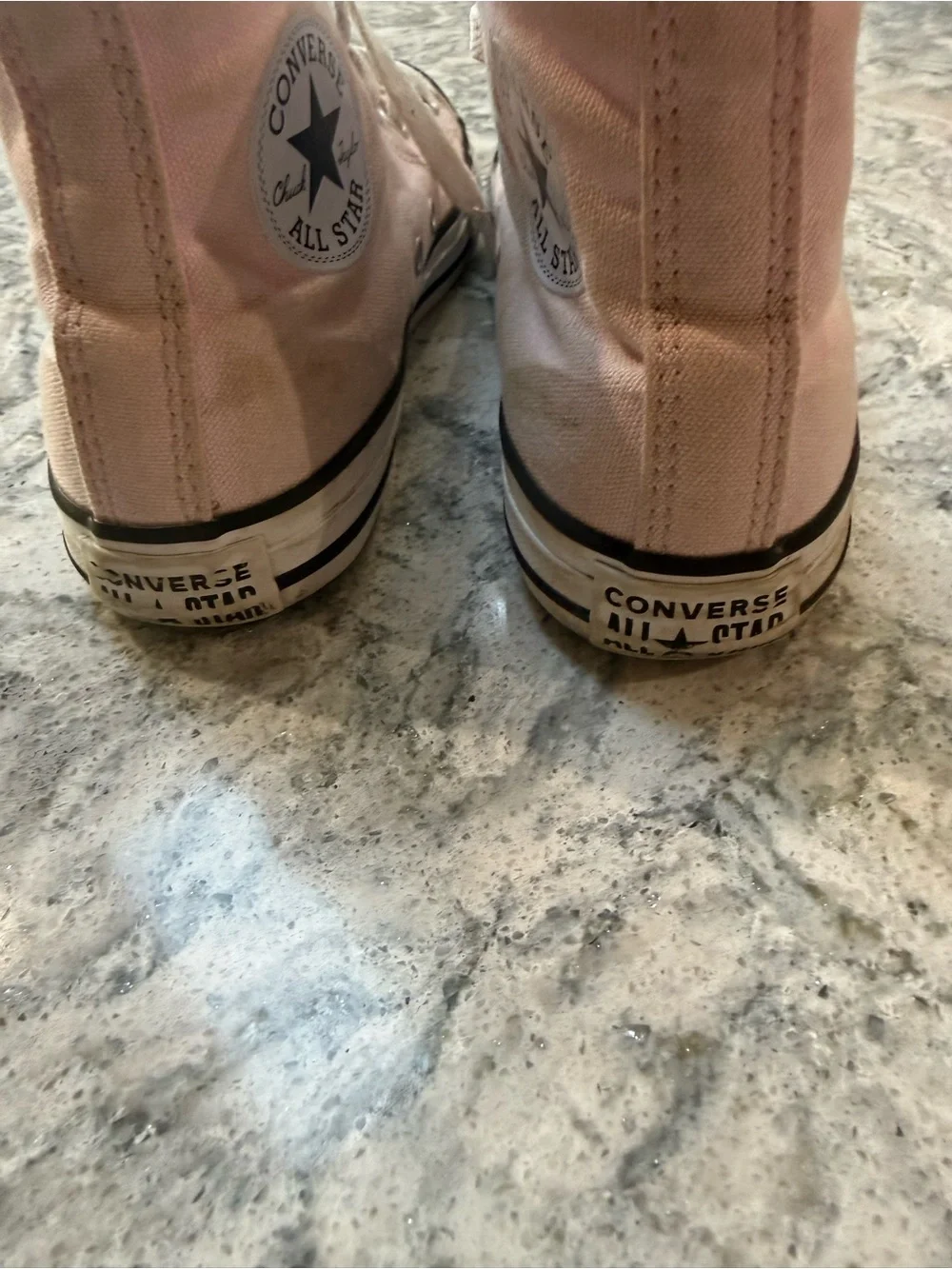 Converse Kids Light Pink High-Top Canvas Sneakers